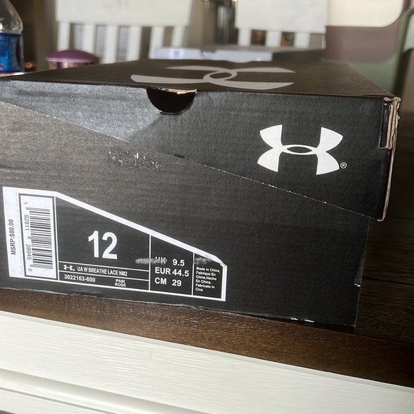 Under Armour Women’s Breathe Lace NM2 Sneakers size 12 Pink Rose - Picture 5 of 8
